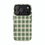 Evergreen Plaid-hoesje voor iPhone 18 Pro #phone-model_iphone-18-pro